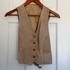 Vintage Suede Vest